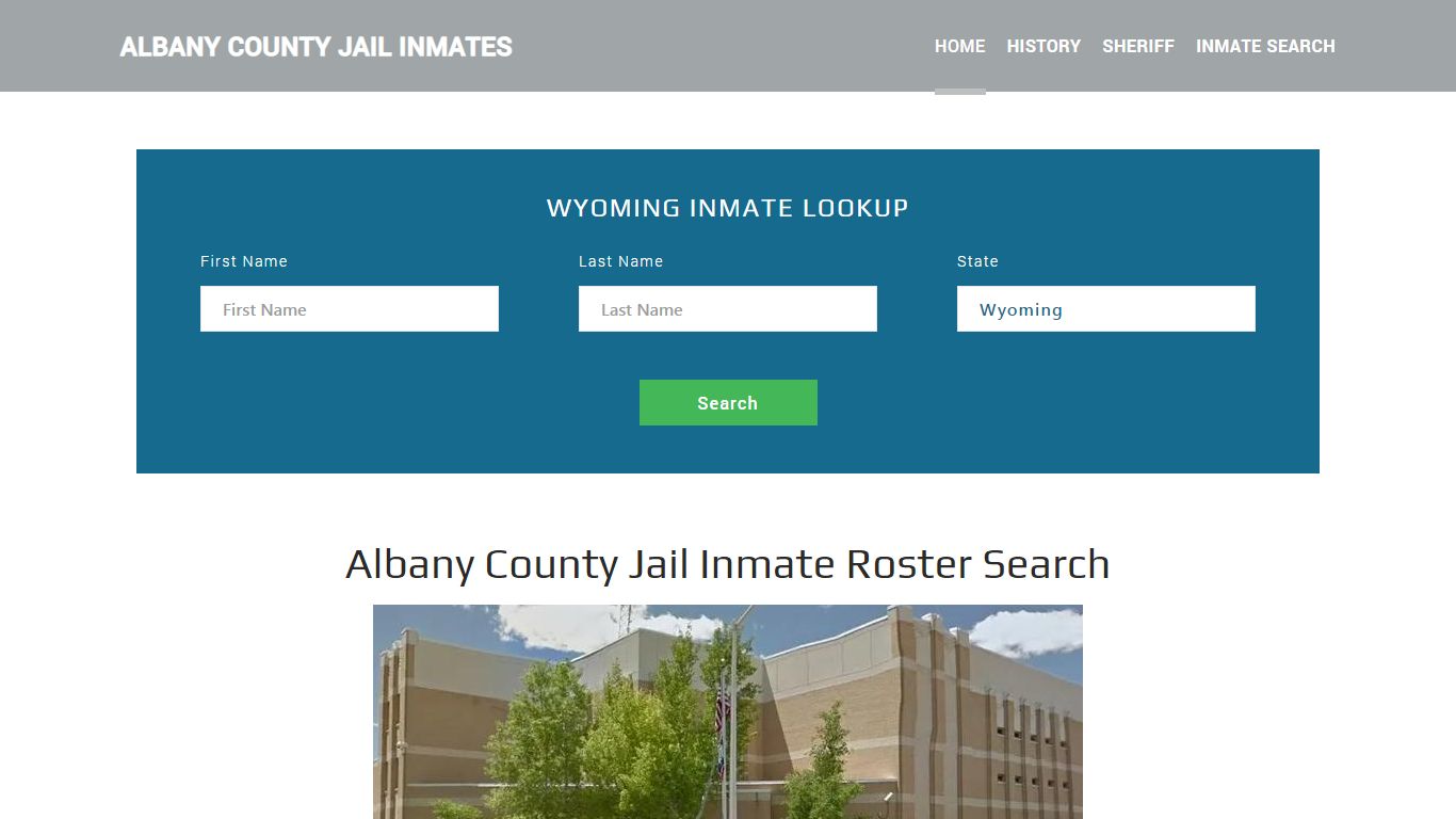 Albany County Jail Inmate Roster Lookup, Laramie, WY